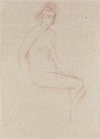 ARISTIDE MAILLOL Femme nue en repos.